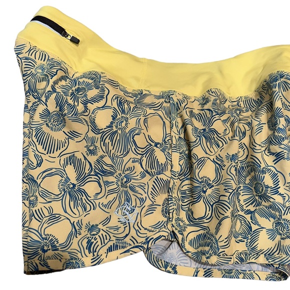 Rabbit Catch Me If You Can 2.5” Short Medium Aurora Floral (Yellow/Blue) - Picture 4 of 5